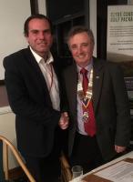 Craig Collins and President Boyd